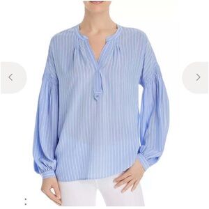 Joie Light Blue Striped Women’s Blouse